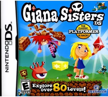 Giana Sisters DS (USA) box cover front